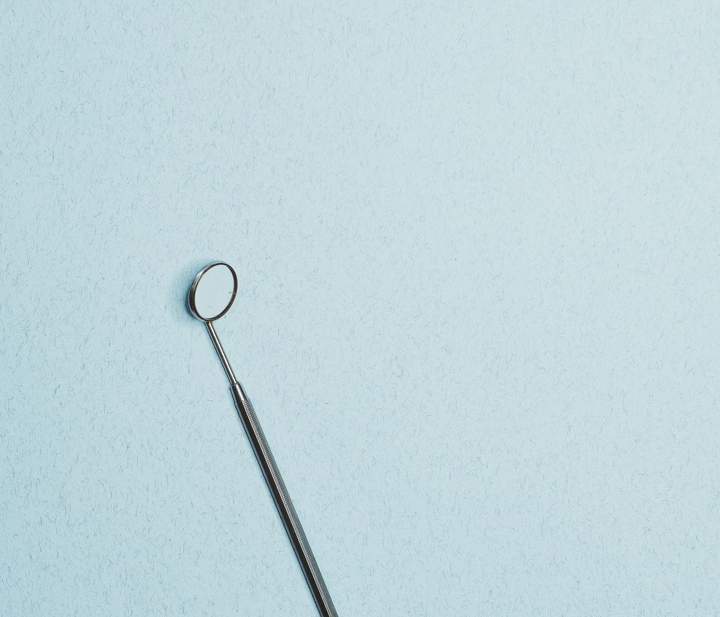 Dental mirror used during preventive care